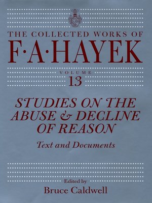 cover image of Studies on the Abuse and Decline of Reason